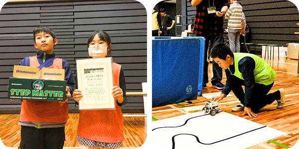 ロボカップジュニア千葉ノード大会非公式競技「ライントレース」のイメージ