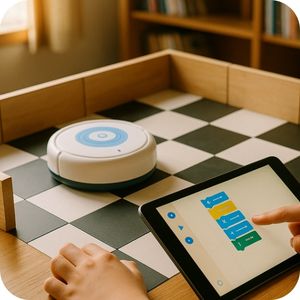 講座「掃除ロボットをプログラムしよう!」のイメージ