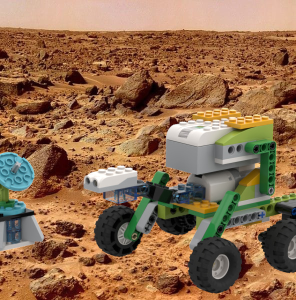 レゴWeDo2.0で惑星探査機ロボットを制作